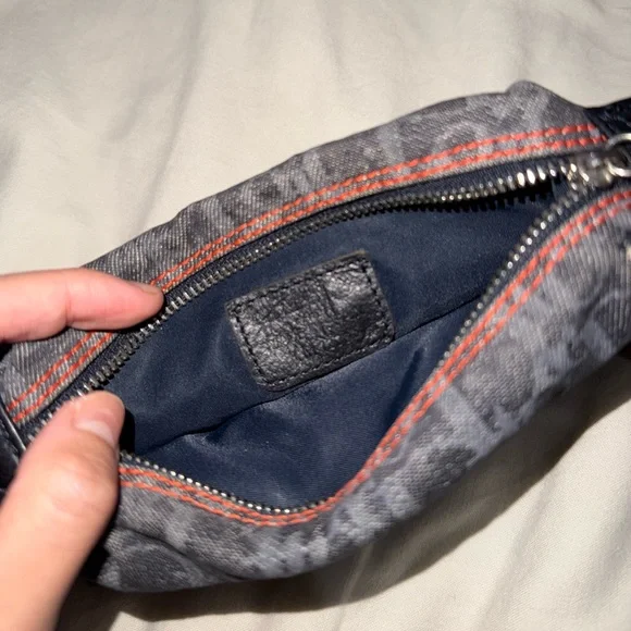 Vintage Dior monogram oblique Remove Before Flight Trotter mini bag - Picture 7 of 9